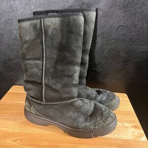 UGG Black Ultra‎ Tall Tasman Boots Size 9